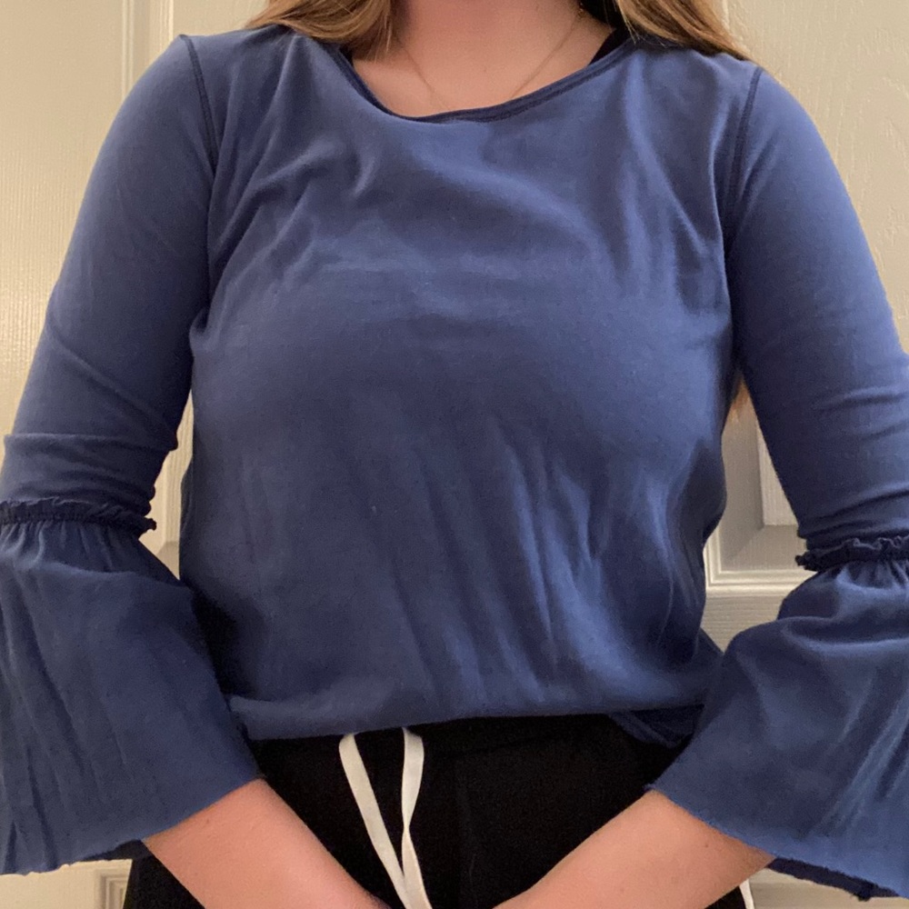 faded navy blue long sleeve